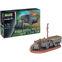 Revell Krupp Protze KFZ 69 med 3,7cm Pak 1:76