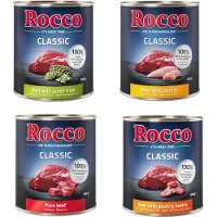 Rocco Økonomi Classic 12 x 800 g - Rent storfekjøtt & Storfekjøtt med kylling