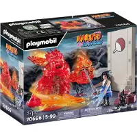 Playmobil Naruto - Sasuke vs. Itachi - 70666 - 37 Deler - - OneSize - Lekefigur