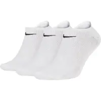 Nike Lightweight No-Show-treningssokker (3 par) - Hvit