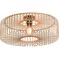 Good Bromo taklampe i bambus, Ø 60 cm