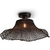 Good&Mojo Ibiza taklampe Ø 50 cm, svart