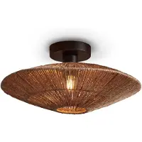 Good&Mojo Iguazu taklampe Ø 40 cm, naturfarge