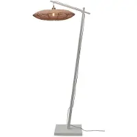 Good&Mojo Tanami gulvlampe 55 x 14 cm hvit/natur