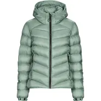 Superdry for woman. W5011593A Fuji hooded quilted jacket green (XS), Casual, Polyester