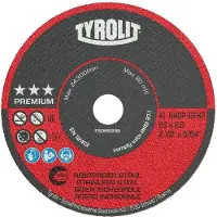 Tyrolit Skæreskive lige PREMIUM 75X1X10,0 Stål/INOX - (100 stk.)