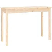 vidaXL Konsollbord 110x40x75 cm heltre furu