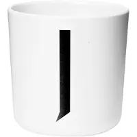 Design Letters Kopp - Økozen - Hvit m. J - - OneSize - Kopp