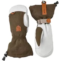 Hestra Army Leather Patrol Gauntlet, Votter, Olive
