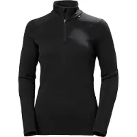 Helly Hansen Lifa Merino Midweight 1/2 Zip, Dame, Black