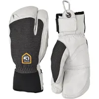 Hestra Army Leather Patrol, 3-finger Skihansker, Charcoal