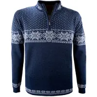 Kama Rune, Merino Genser, Herre, Navy