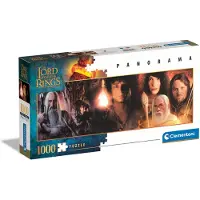 Clementoni Puslespill Panorama The Lord of The Rings, 1000 bri 2D Puslespill