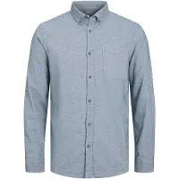 Jack & Jones Classic Melange Skjorte Med Lange Ermer