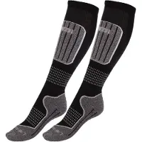 Accezzi Merino 20, Skisokker, Junior, Black