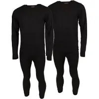 Accezzi Undertøy, Herre, Black, 2 sett