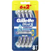 Gillette Blue 3 Comfort engangshøvler - 8-pakning
