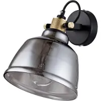 Maytoni Røykglasskjerm – vegglampe Irving
