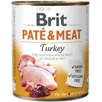 Brit Kalkunpaté Og-kjøtt 400g 6 Enheter