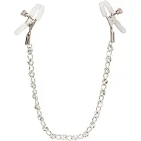 Scala Hvite krystaller nipple chain