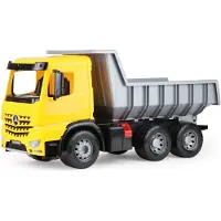 Lena GIGA TRUCKS Dumper Arocs, Ladvogns modell, Dumper, 3 År, Grå, Gul