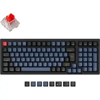 Keychron K4 Pro QMK/VIA Wireless RGB Hot Swap K Pro Red - ND - Gamingtastatur - Nordisk - Svart