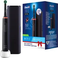 Oral-B Pro 3500 Black with Travel Case - Gift set (Limited Edition)