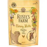 Rosie's Farm tyggesnacks kylling med kalkun - 5 x 70 g