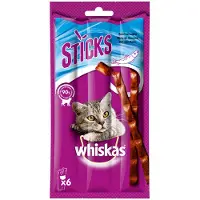 Whiskas Sticks 14 x 36 g - Rikt på laks