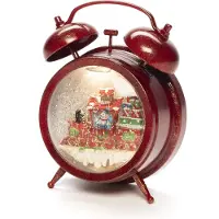 Konstsmide Vannfylt julelykt vekkerklokke 3xAA