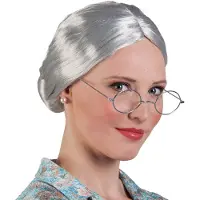 Boland 86180, Parykk til kostyme, Voksen, Hunkjønn, Polyester, Grå, 300 g