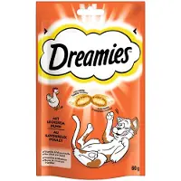 Dreamies kattesnacks - Økonomipakke: Kylling (6 x 60 g)