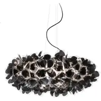 Slamp hengelampe Clizia MAMA NON MAMA, Ø 78 cm, svart