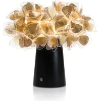 Slamp LED-batteridrevet bordlampe Clizia Mama Non Mama Gull/Svart