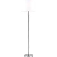 Orion Ludwig gulvlampe i tekstil, matt nikkel