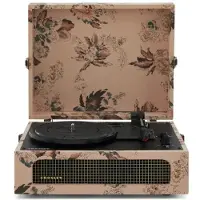 Crosley Voyager Portable Turntable with Bluetooth Out Floral