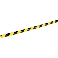 Durable C25R, Polyuretan (PU), Sort, Gult, Avrundet, 1000 mm, China