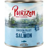 Purizon Original Adult 6 x 800 g - Kyllingfilet med laks, spinat og kokos