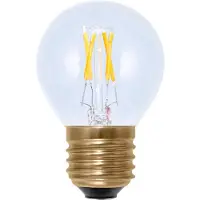 Segula E27 3 W 922 LED dråpepære synlige glødetråder