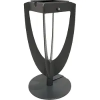 LES JARDINS LED-solcellelampe Tulip med fot, grå