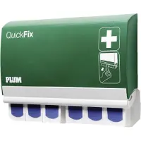 Quickfix Dispenser Plaster Detectable 90 stk Plast med Hylde/Sporbare plastre,1 stk