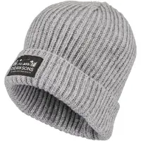 Didriksons Lue - Strikk - Buss - Grey Melange - - 48-50 cm - Lue