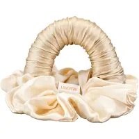 Lenoites Blowout Tie in Mulberry Silk Golden Sand, Large