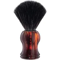 NOM GUSTAV shaving brush Black Fibre Havanna
