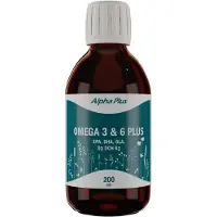 Alpha Plus Omega 3 & Omega 6 Plus 200 ml Sitron