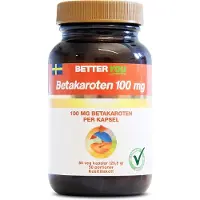 Better You Betakaroten 100 mg 50 kapsler