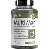 Elexir Pharma Multivitamin Man 120 kapsler