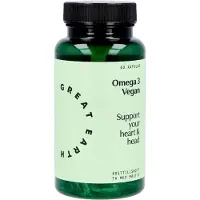 Great Earth Omega 3 Vegansk 60 kapsler