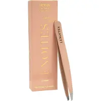 Lenoites Premium Slant Tweezer Pink/Nude