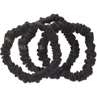 Philip B . - Petite Black Scrunchie ( set of three)